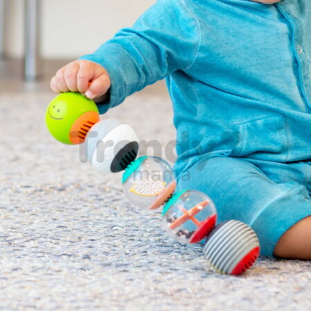 Húsenica z loptičiek Caterpillar Activity Balls Infantino s hryzátkom od 6 mes INF216560