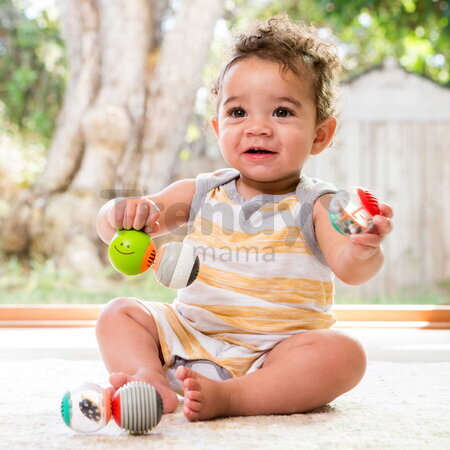 Húsenica z loptičiek Caterpillar Activity Balls Infantino s hryzátkom od 6 mes INF216560