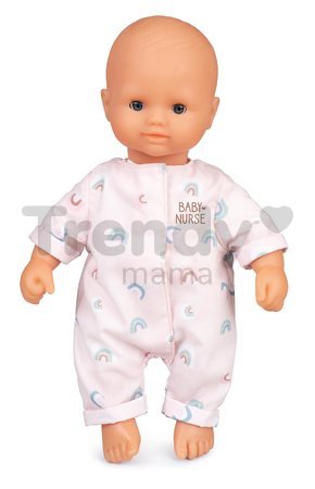 Bábika Natur Baby D'Amour Baby Nurse Smoby mäkké telíčko v pastelových dupačkách 32 cm od 18 mes