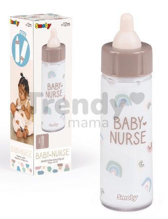 Fľaška Natur D'Amour Magic Bottle Baby Nurse Smoby s ubúdajúcim mliekom od 12 mes