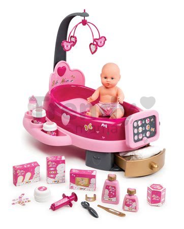 Opatrovateľské centrum pre bábiky Baby Nurse Zlatá edícia Smoby s 32 cm bábikou