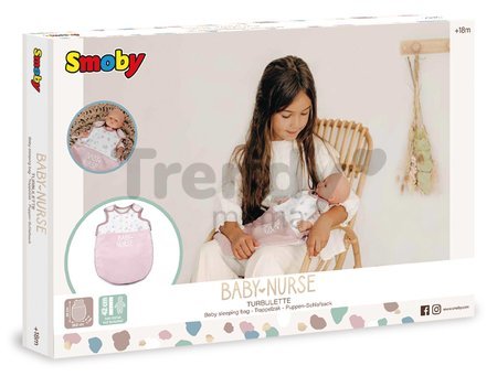 Spací vak pre 42 cm bábiku Sleep Sacks Natur D'Amour Baby Nurse Smoby do postieľky a kočíka od 18 mes