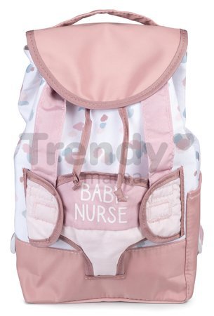 Klokanka s batohom Backpack Natur D'Amour Baby Nurse Smoby pre 42 cm bábiku nastaviteľné ramienka a vrecko pre fľašku