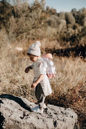 Klokanka s batohom Backpack Natur D'Amour Baby Nurse Smoby pre 42 cm bábiku nastaviteľné ramienka a vrecko pre fľašku