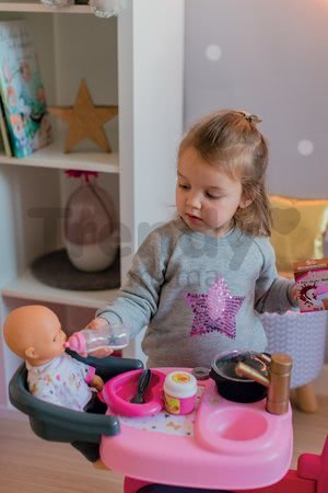 Domček pre bábiku Baby Nurse Doll's Play Center Smoby trojkrídlový s 23 doplnkami pre bábiku