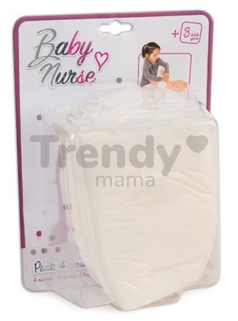 Plienky pampersky Violette Baby Nurse Smoby 4 kusy pre 27 - 50 cm bábiku