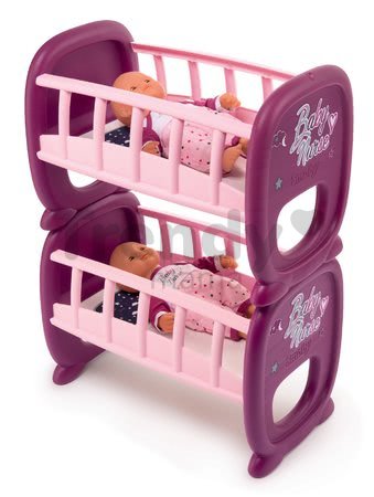 Poschodová posteľ Violette Baby Nurse Smoby pre dvojičky bábiky od 24 mes