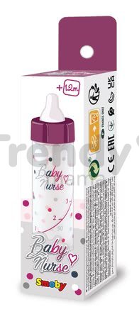 Fľaška s ubúdajúcim mliekom Violette Baby Nurse Smoby pre bábiku od 12 mes