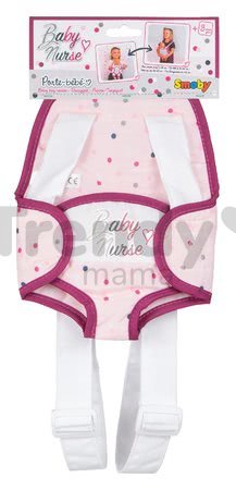 Nosič klokanka Violette Baby Nurse Smoby ergonomický pre bábiku do 42 cm