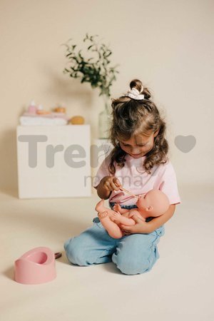 Vanička s nočníkom Bath Set & Accessories Soft Baby Nurse Smoby s 8 doplnkami pre 42 cm bábiku