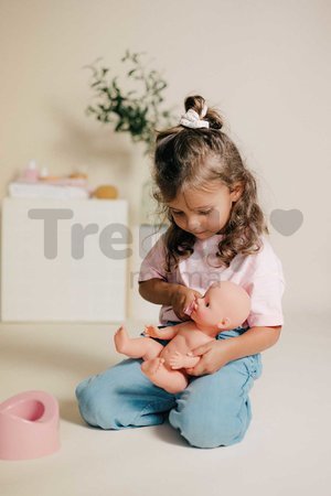 Vanička s nočníkom Bath Set & Accessories Soft Baby Nurse Smoby s 8 doplnkami pre 42 cm bábiku