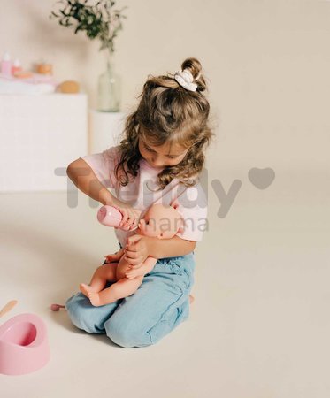 Vanička s nočníkom Bath Set & Accessories Soft Baby Nurse Smoby s 8 doplnkami pre 42 cm bábiku