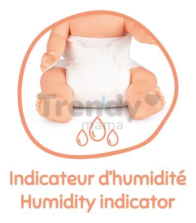 Plienky pampersky 4 kusy Nappies Baby Nurse Smoby pre 50 cm bábiku