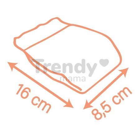 Plienky pampersky 4 kusy Nappies Baby Nurse Smoby pre 50 cm bábiku