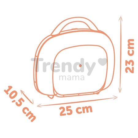 Kufrík s prebaľovacími potrebami Vanity Soft Baby Nurse Smoby pre bábiku s 12 doplnkami
