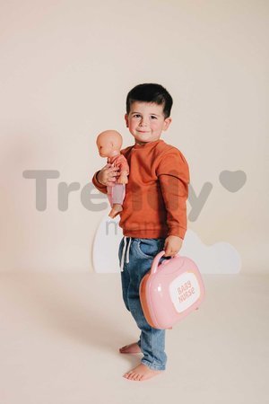 Kufrík s prebaľovacími potrebami Vanity Soft Baby Nurse Smoby pre bábiku s 12 doplnkami
