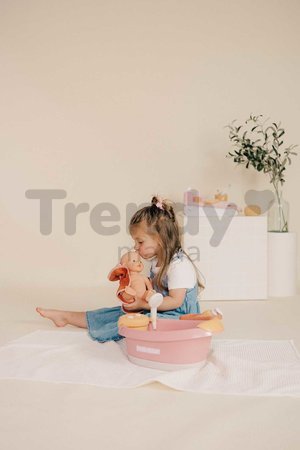 Vanička s funkčnou sprchou Balneo Bath Soft Baby Nurse Smoby s jacuzzi kúpeľom s LED svetlom a bublaním elektronická