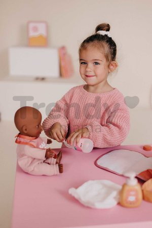 Prebaľovacia taška s plienkou Changing Bag Soft Baby Nurse Smoby s fľaškou a 8 doplnkami pre 42 cm bábiku