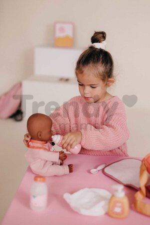 Prebaľovacia taška s plienkou Changing Bag Soft Baby Nurse Smoby s fľaškou a 8 doplnkami pre 42 cm bábiku