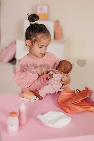 Prebaľovacia taška s plienkou Changing Bag Soft Baby Nurse Smoby s fľaškou a 8 doplnkami pre 42 cm bábiku