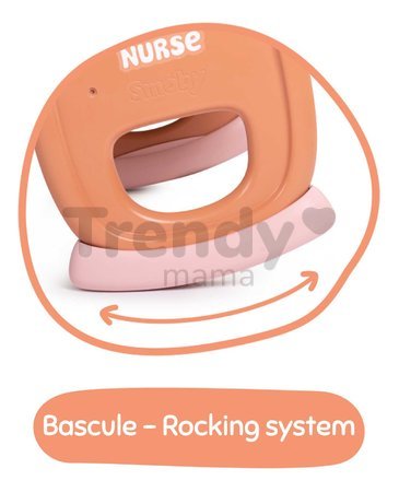 Kolíska s textilným baldachýnom Cradle Soft Baby Nurse Smoby pre 42 cm bábiku od 18 mes