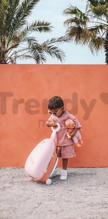 Prebaľovací kufrík s postieľkou na kolieskach 3v1 Nursery Soft Baby Nurse Smoby s jedálenskou stoličkou 6 doplnkov od 18 mes