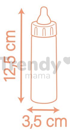 Fľaška pre bábiku Magic Bottle Baby Nurse Smoby s ubúdajúcim mliekom od 12 mes