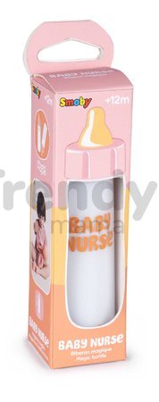 Fľaška pre bábiku Magic Bottle Baby Nurse Smoby s ubúdajúcim mliekom od 12 mes