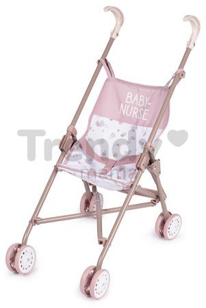 Kočík golfky skladací Foldable Pushchair Natur D'Amour Baby Nurse Smoby pre 42 cm bábiku výška rúčky 58 cm od 24 mes