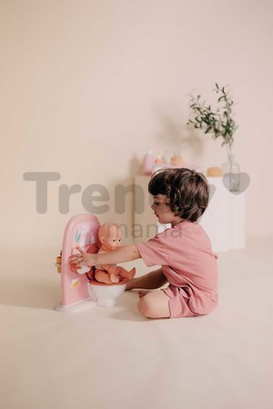 Kúpeľňa so záchodom pre bábiky Toilets Soft Baby Nurse Smoby s toaletným papierom a sada na umývanie zubov