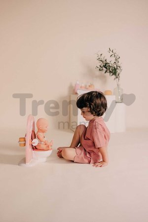 Kúpeľňa so záchodom pre bábiky Toilets Soft Baby Nurse Smoby s toaletným papierom a sada na umývanie zubov