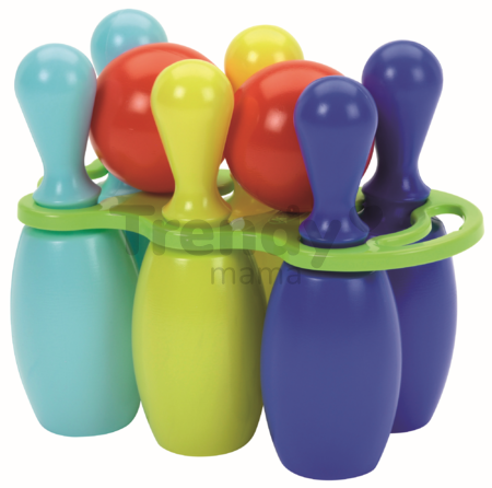 Kolky Écoiffier stredné s 2 loptičkami (výška 19 cm) 6 dielov od 18 mes