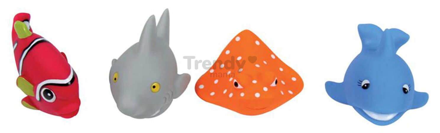 Hračky do vane Rybky Fish Water Spray Toys Ludi striekacie 4 kusy od 10 mes