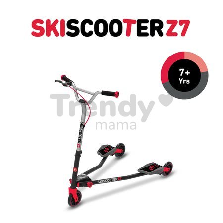 Kolobežka SkiScooter lyžovanie na ceste smarTrike Z7 Red červeno-čierna od 7 rokov