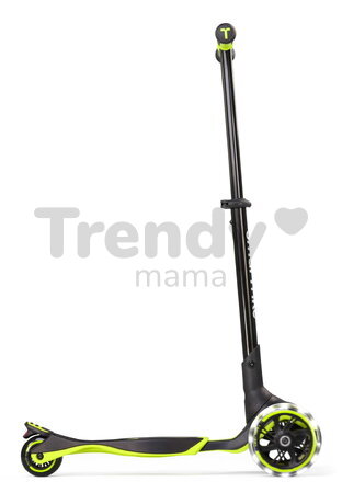 Kolobežka trojkolesová s rozšíriteľnou doskou Xtend Lime Scooter smarTrike skladacia s výškovo nastaviteľnými riadidlami a LED kolesami od 3 do 12 rok