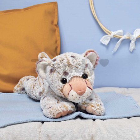 Plyšový snežný leopard Snow leopard Histoire d’ Ours béžový 45 cm od 0 mes