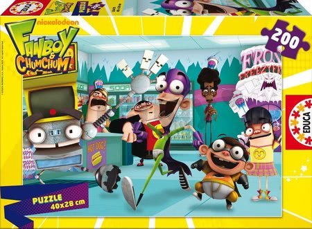 Puzzle Fanboy & Chum Chum Educa 200 dielov od 6 rokov