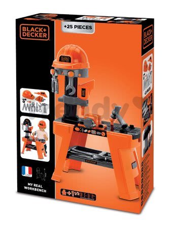 Pracovná dielňa Black&Decker Écoiffier 74 cm výška s 25 doplnkami od 18 mes