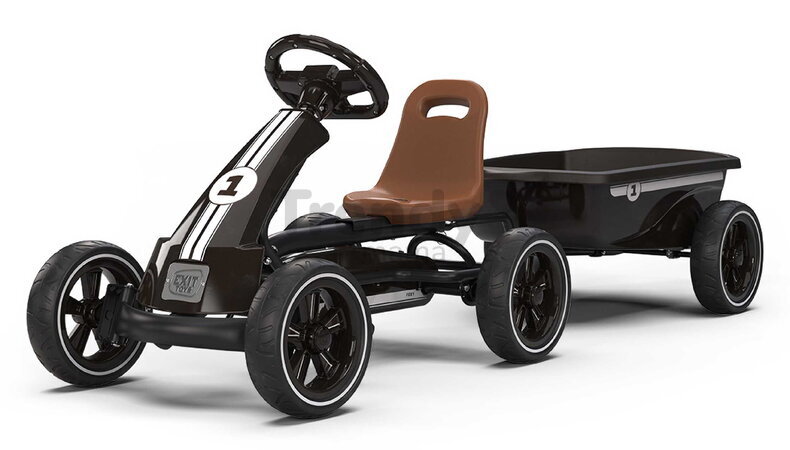 Príves k motokáre na šliapanie Foxy Go Kart Exit Toys s odolnými EVA kolesami a vyklápaním od 24 mes