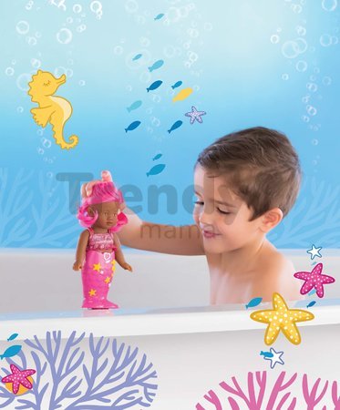 Bábika Morská panna Melia Mini Mermaid Corolle s hnedými očami a ružovými vlasmi 20 cm