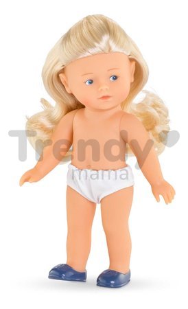 Bábika Rosy Anniversary Edition Mini Corolline Corolle blond vlasy a modré oči s oblečením narodeninová edícia 20 cm