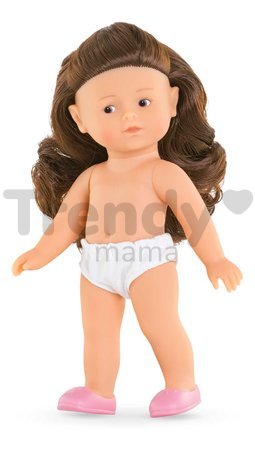 Bábika Romy Anniversary Edition Mini Corolline Corolle hnedé vlasy a hnedé oči s oblečením narodeninová edícia 20 cm