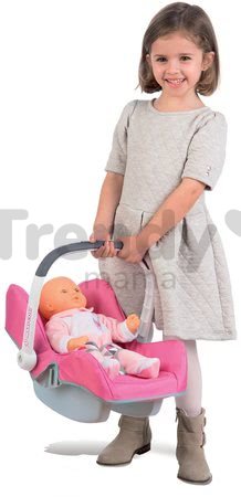 Autosedačka pre bábiku retro Maxi Cosi&Quinny Smoby ružová