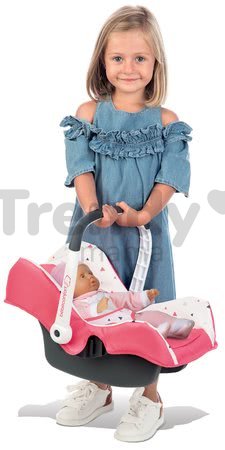 Autosedačka Trio Pastel Maxi Cosi&Quinny Smoby pre bábiku ružová trojuholníková 32*35*47 cm