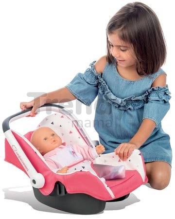 Autosedačka Trio Pastel Maxi Cosi&Quinny Smoby pre bábiku ružová trojuholníková 32*35*47 cm