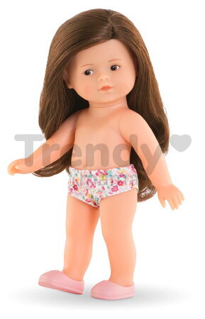 Bábika Romy Mini World Set Mini Corolline Corolle dlhé hnedé vlasy a hnedé oči 3 doplnky 20 cm
