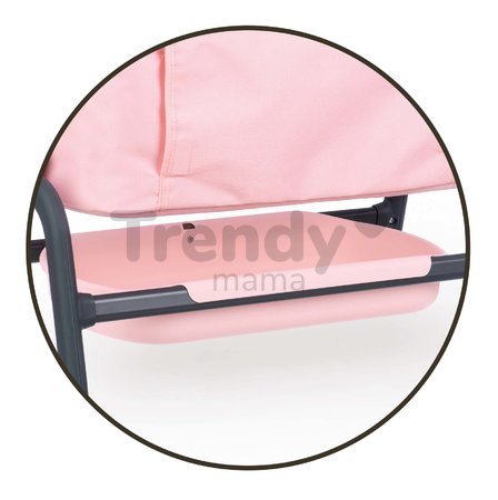 Postieľka Powder Pink Maxi-Cosi&Quinny Co Sleeping Bed Smoby pre 38 cm bábiku 4 výškové pozície