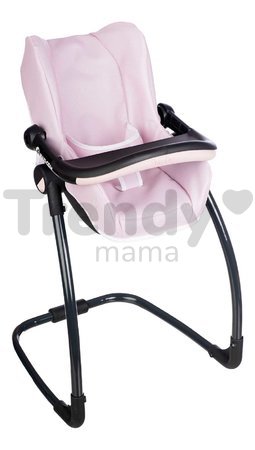 Jedálenská stolička s hojdačkou a autosedačkou Highchair Pink Maxi Cosi&Quinny Smoby trojkombinácia s bezpečnostným pásom pre 42 cm bábiku