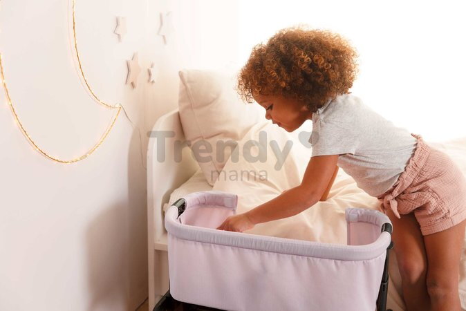 Postieľka s úložným priestorom Co Sleeping Bed Sandy Maxi Cosi&Quinny Smoby pre 38 cm bábiku 4 výškové úrovne
