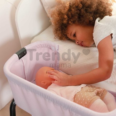 Postieľka s úložným priestorom Co Sleeping Bed Sandy Maxi Cosi&Quinny Smoby pre 38 cm bábiku 4 výškové úrovne